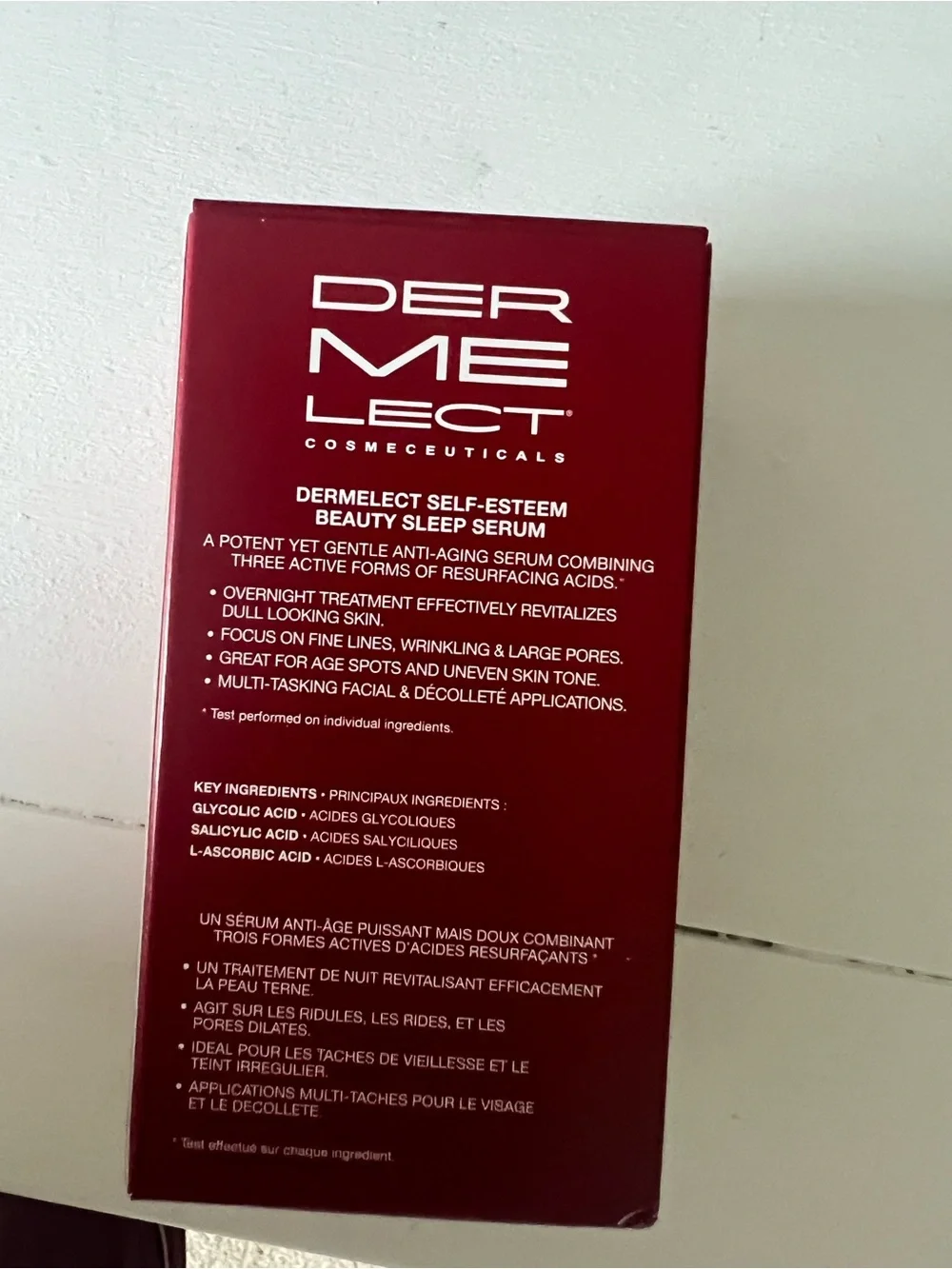 New in Box- Dermelect- Self-Esteem Beauty Sleep Serum